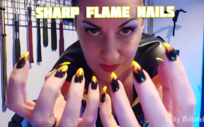 Sharp Flame Nails